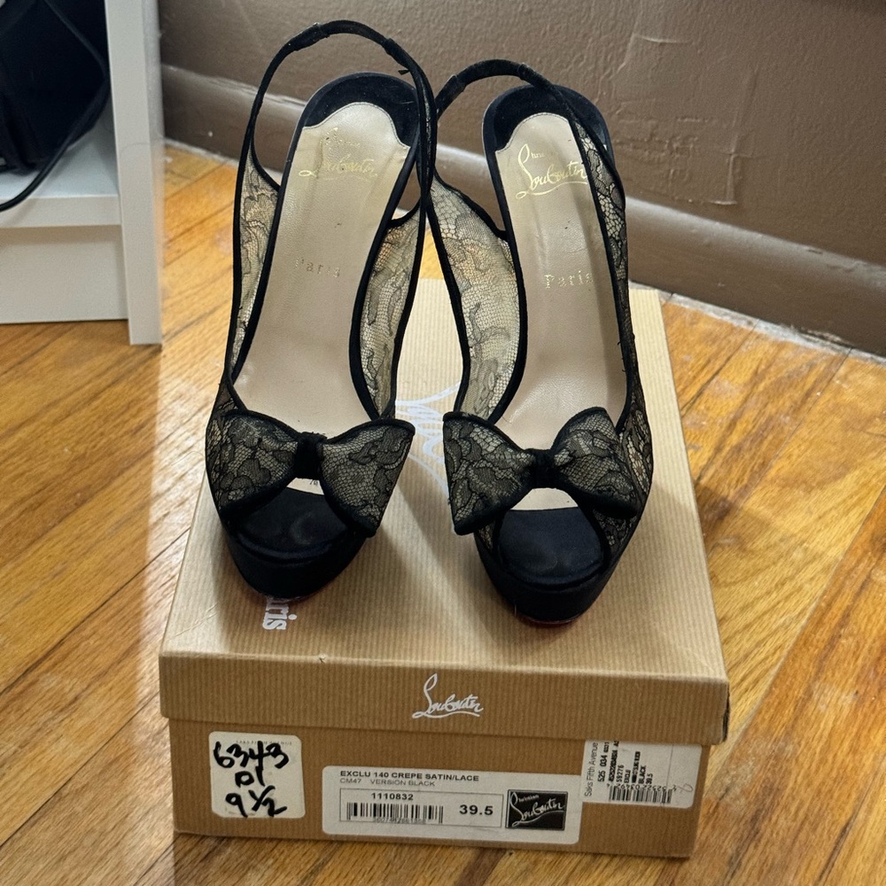 Christian Louboutin Crepe Heels